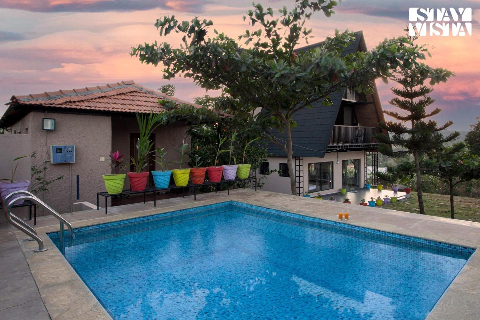 Stayvista At Hillside Harmony Pvt Pool & Free Breakfast Bangalore Eksteriør billede